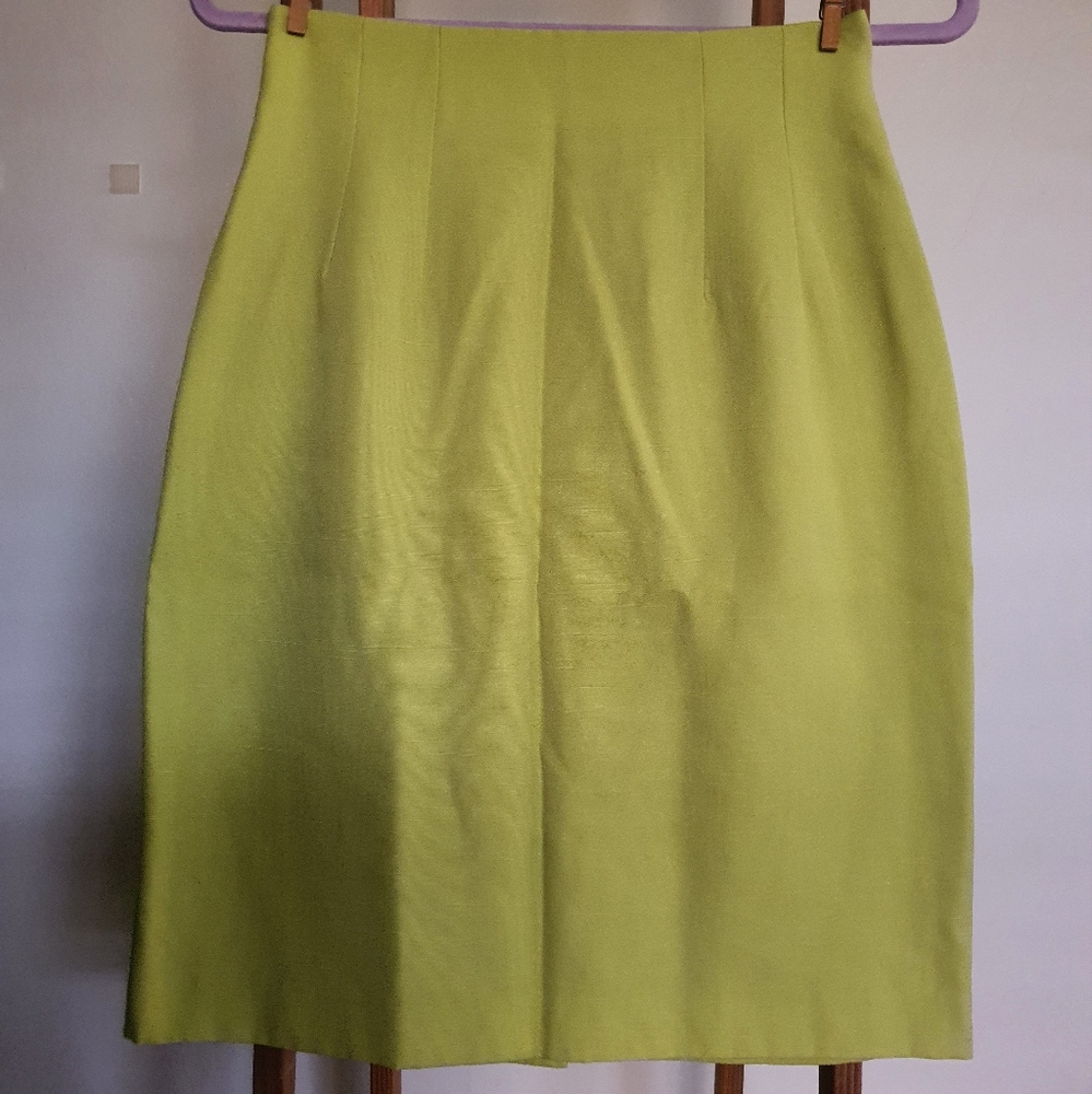 My Michele NY neon green high waisted pencil skirt